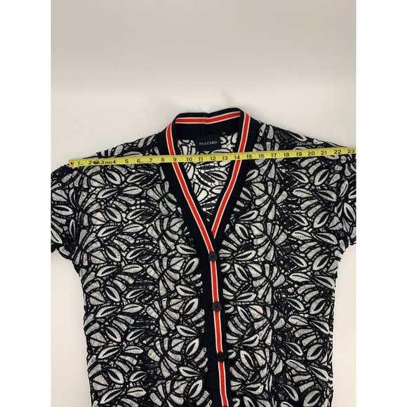 Dolce Cabo Black and White Cardigan Size L - Picture 8 of 12